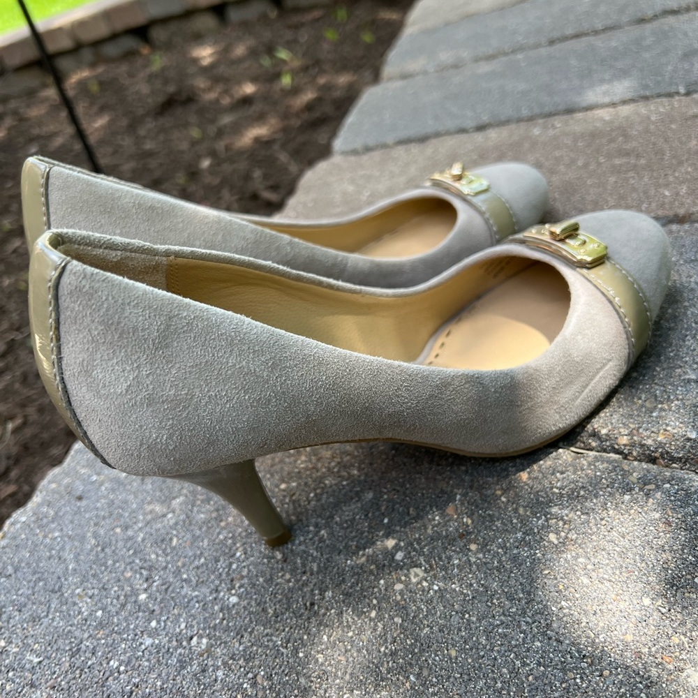 Coach suede heels